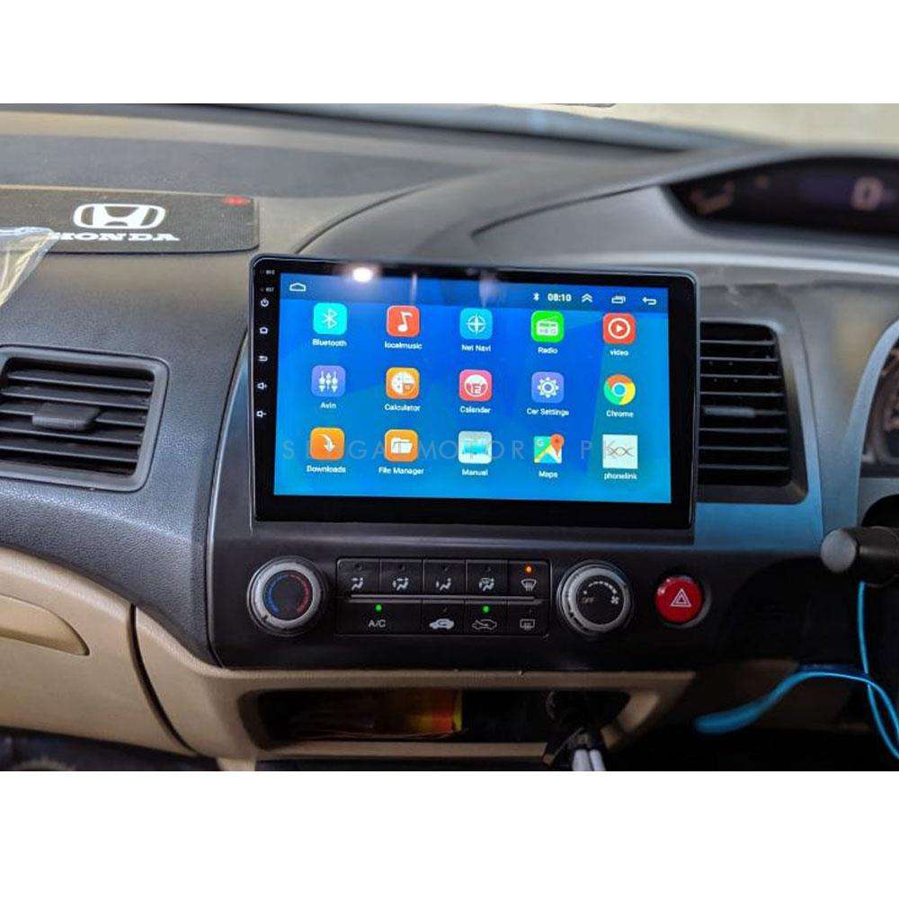 Honda Civic Reborn Android LCD Black 10 Inches